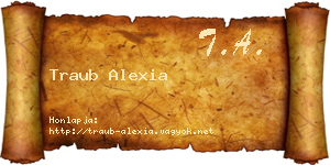 Traub Alexia névjegykártya